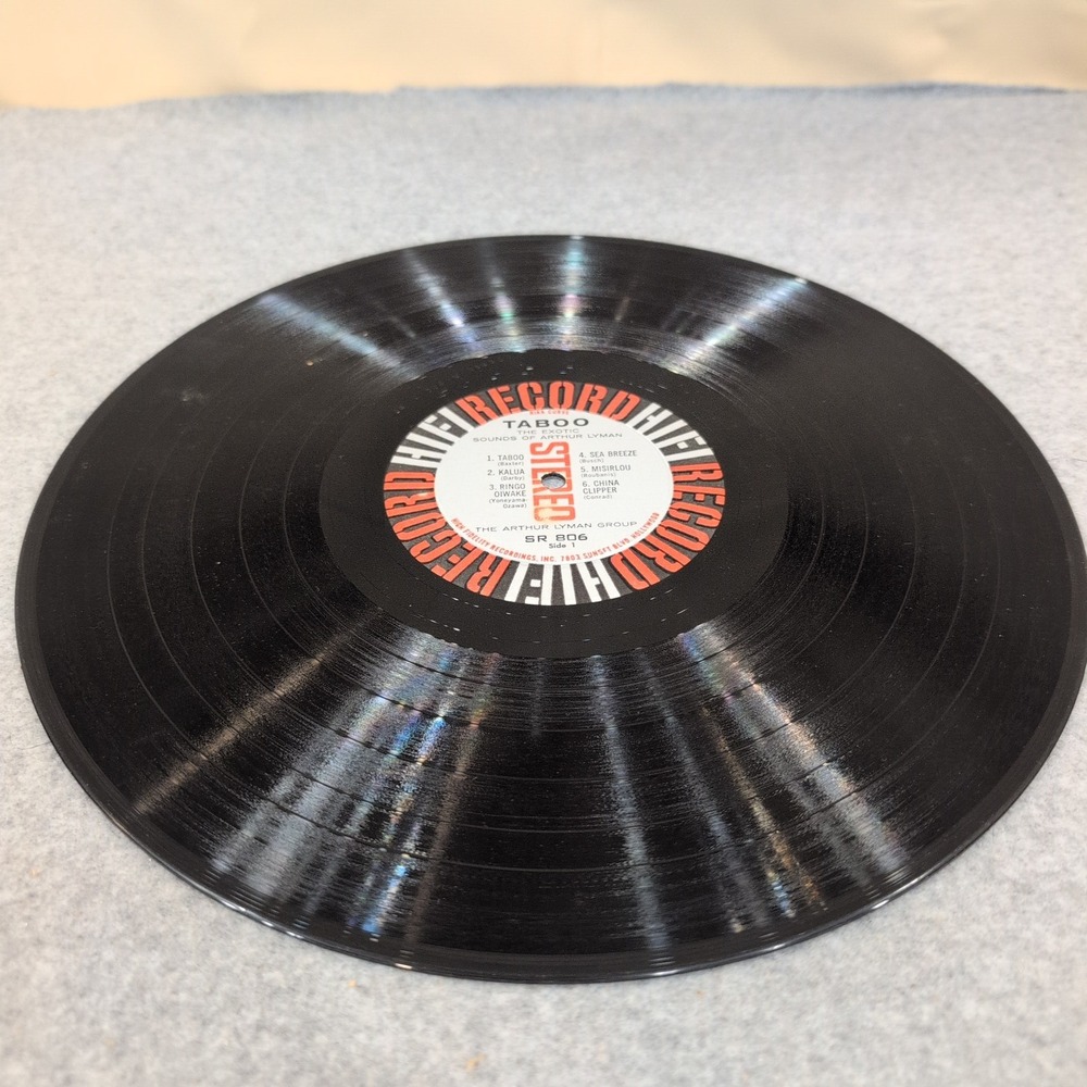 Arthur Lyman Group Taboo Exotic Sounds Stereo Vinyl LP HiFi Record SR 806 - Picture 3 of 6